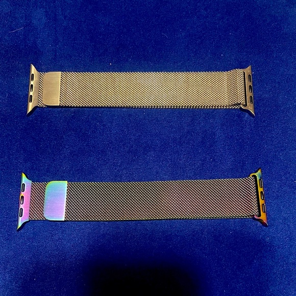Apple Other - Stainless Steel Mesh Watch Band Apple band never used my watch is a 45mm